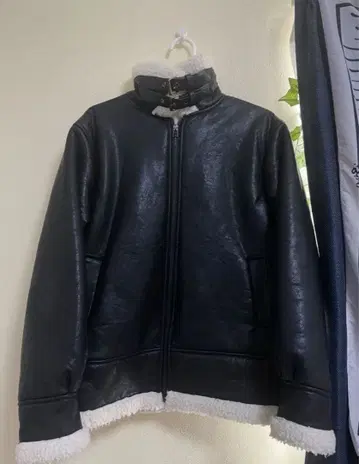 무스탕 가죽 자켓