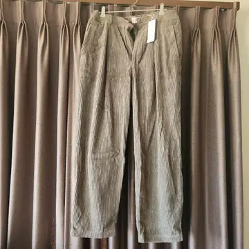 택 포함! 스틸 바이 핸드 그레이 코듀로이 와이드 팬츠