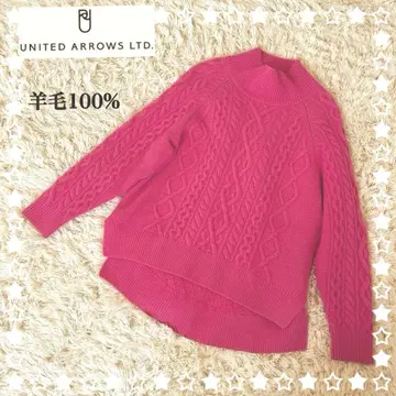 UNITED ARROWS green label relaxing 핑크 니트