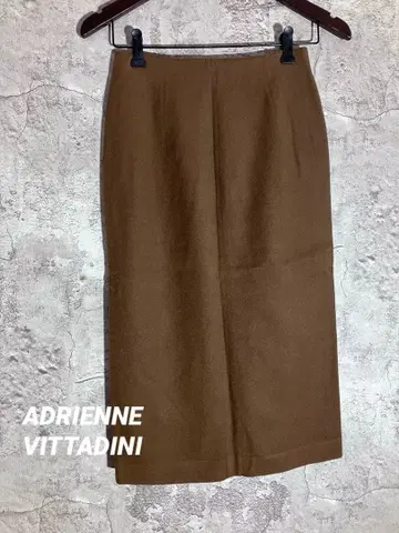 ADRIENNE VITTADINI 아드리엔느 타이트 스커트 울 혼방 원단
