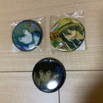 문호 스트레이독스 다자이 오사무 에도가와 란포 캔뱃지 묶음 판매