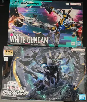 HG 화이트 건담 & 건담 자간