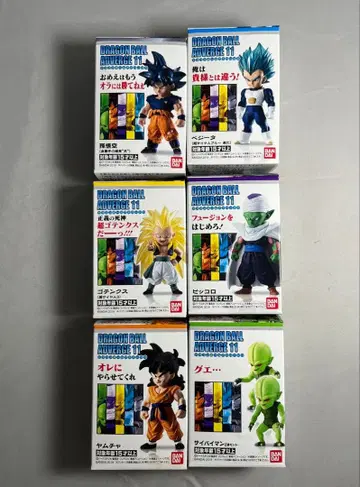 드래곤볼 어드버지 11 피규어 6체 세트
