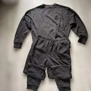 다크 그레이 셋업 트레이닝복 팬츠