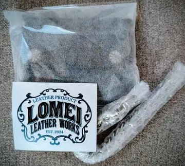 LOMEI LEATHER WORKS 지퍼 컴팩트 지갑 체인