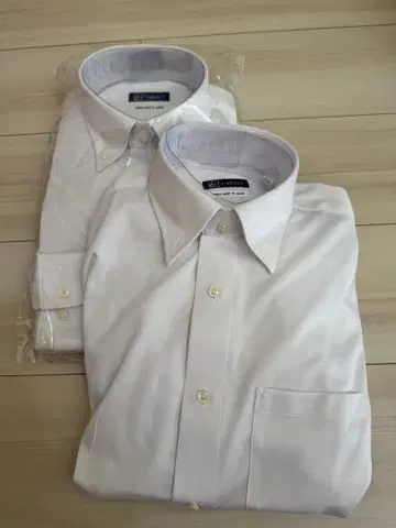 아이셔츠 완전 노다리미 화이트 긴팔 셔츠