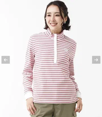 스위치 모션 크로커다일 스냅 버튼 보더 티셔츠