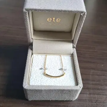 ete 골드 바 목걸이
