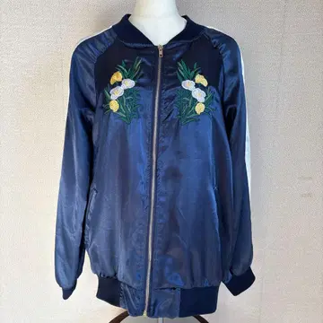 그램시티 glam city 스카잔 꽃무늬 자수 여성용 파랑 블루