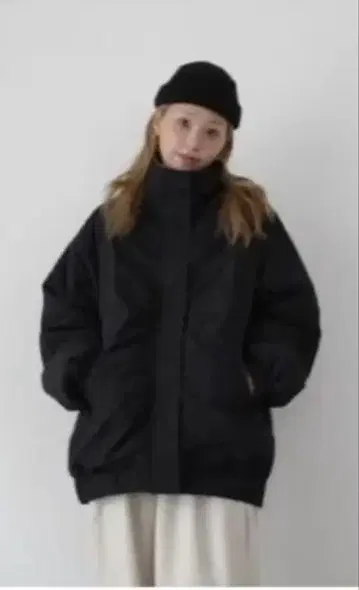 hideka 시마무라 콜라보 ZIP 블루종 블랙 M 사이즈