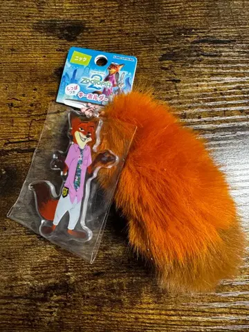 디즈니 주토피아 영화 닉 꼬리 키링