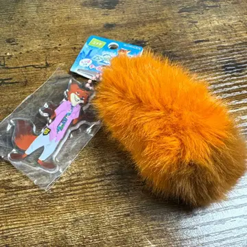 디즈니 주토피아 영화 닉 꼬리 키링