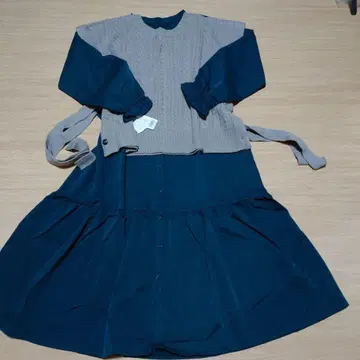 새상품 n'or 베스트 포함 원피스 다크 그린