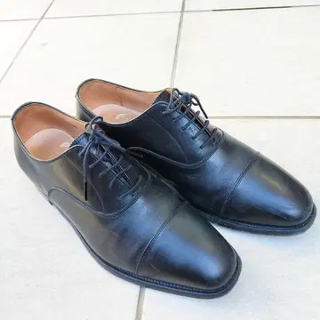 스코치 그레인 스트레이트 팁 비즈니스 슈즈 3526