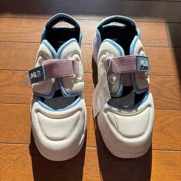 MLB 스포츠 샌들 화이트/블루