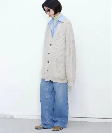 1990sLevi's966wide straight blue jeans