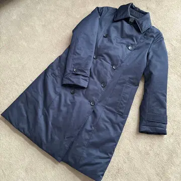 iCB 네이비 A라인 트렌치형 다운 코트 L