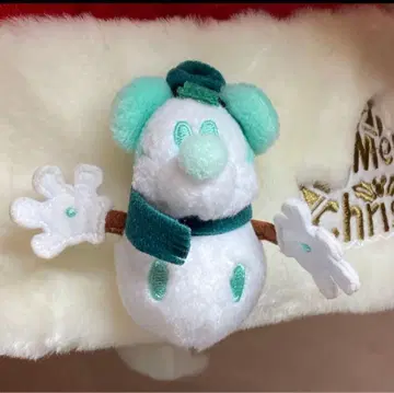 도쿄 디즈니 리조트 공식 크리스마스 미키 산타 모자 눈사람