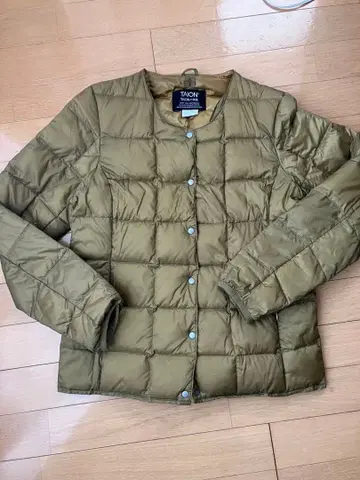 TAION 다운 자켓 M 올리브