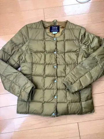 TAION 다운 자켓 M 올리브