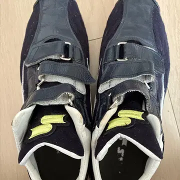 MIZUNO 네이비 신발 벨크로