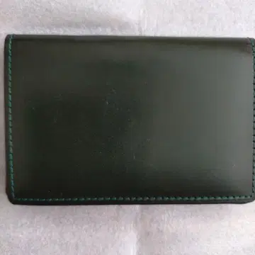 소메스 사들 GB 다크 그린 가죽 명함지갑