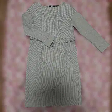 untitled 원피스 긴팔 벨트 포함