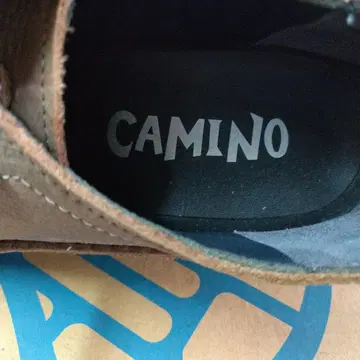 CAMINO 브라운 가죽 스니커즈