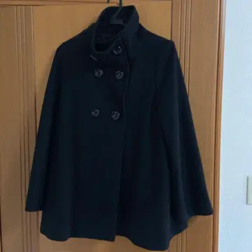 새상품급 INDIVI 블랙 2way 코트