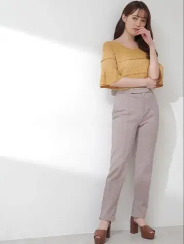 JILL by JILLSTUART 카르제 분또 팬츠 그레이 S