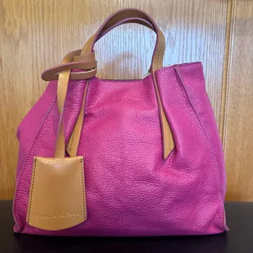 마닐라 그레이스 핑크 백 가죽 새상품 토트