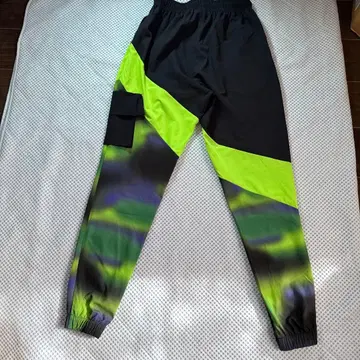 Zumba 정품 조거 팬츠 블랙/라임 그린