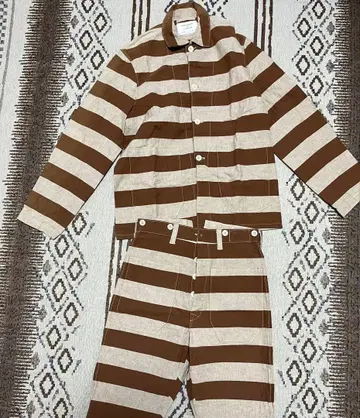 WARE HOUSE &CO 웨어하우스 죄수복 자켓 셋업