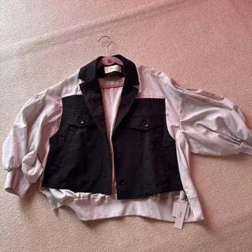 AVIE 벌룬 슬리브 자켓