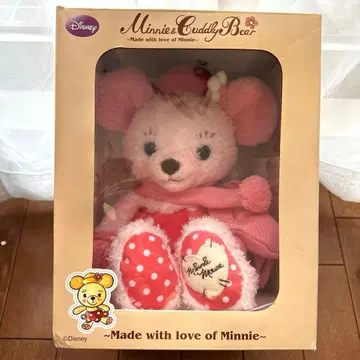 [레어 이온 한정판] 미니 마우스 카들리 베어 핑크 박스형 모자 포함