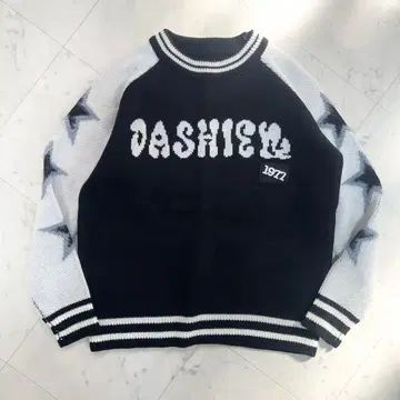 archive grunge DASHIED 바시티 자켓 니트 스웨터 S