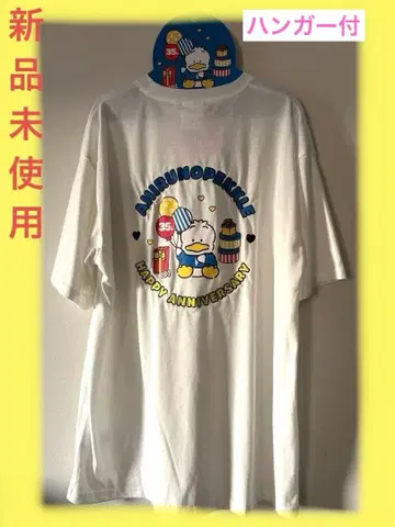 산리오 오리 페클 35주년 기념 T셔츠 행거 포함 자수 택 포함 새상품