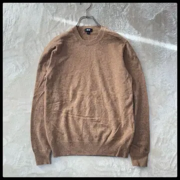 유니클로 캐시미어 크루넥 스웨터 (긴팔)