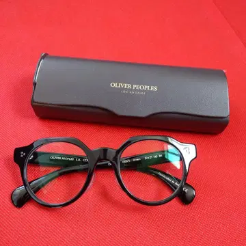 올리버 피플스 안경 블랙 로스앤젤레스