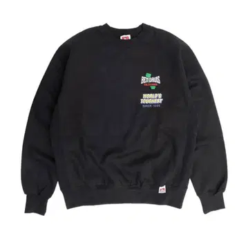 BEN DAVIS 자수 로고 맨투맨 블랙