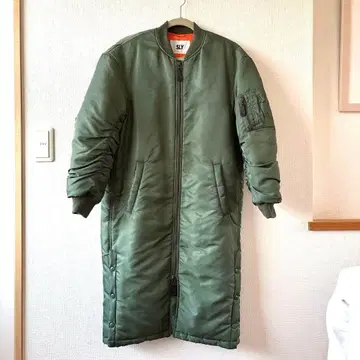 미사용품 SLY MA-1 롱 코트