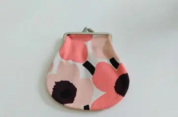 마리메꼬 가마구치 파우치 peach 코인 케이스