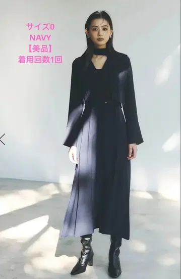 아뉴앙스 더블 새틴 클래시컬 원피스 사이즈 0