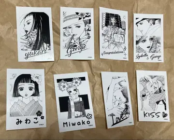 paradise Kiss 폴라로이드풍 브로마이드 8종 세트 야자와 아이