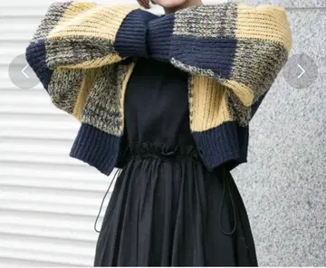 KBF BIG 체크 숏 가디건