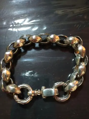 컴포트 타입 실크 링크 팔찌 silver925