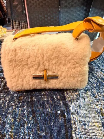 JIL SANDER 퍼 숄더백