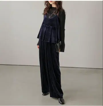 AMELY 네이비 벨로아 셋업