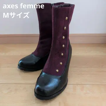 axes femme 버튼 부츠 보르도 M 사이즈
