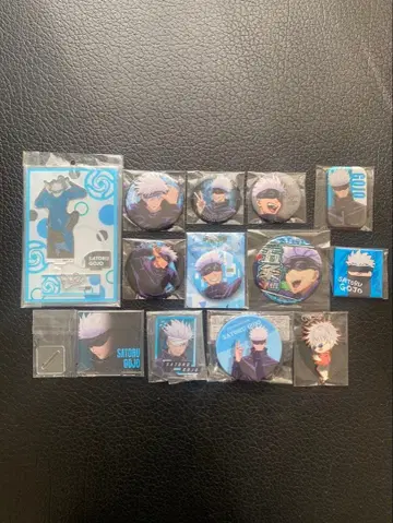 주술회전 고죠 사토루 캔뱃지 거울 묶음 판매